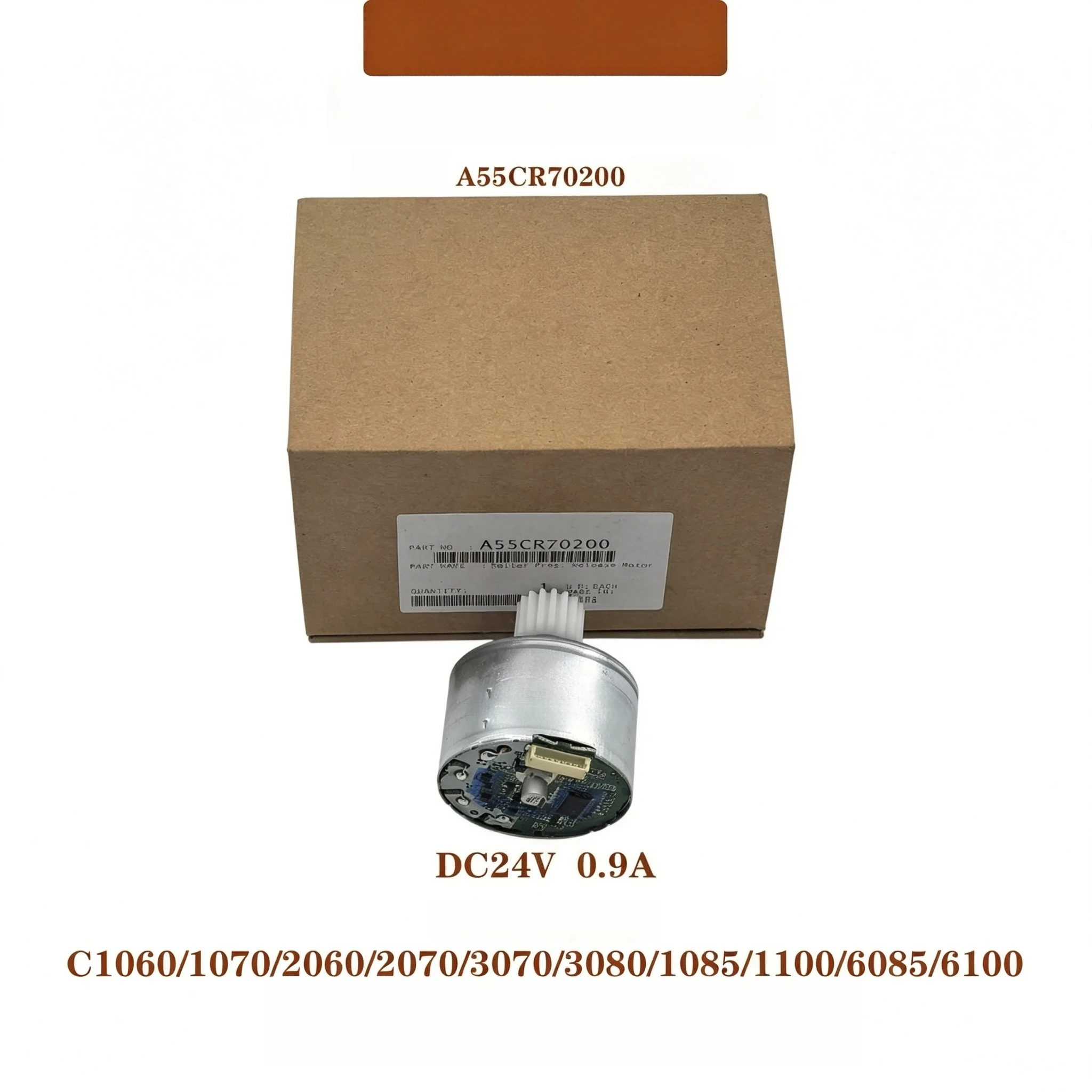 A55CR70200 Original Roller Pres Release Motor for Konica Minolta C1060 1070 2060 2070 3070 3080 1085 1100 6085 6100