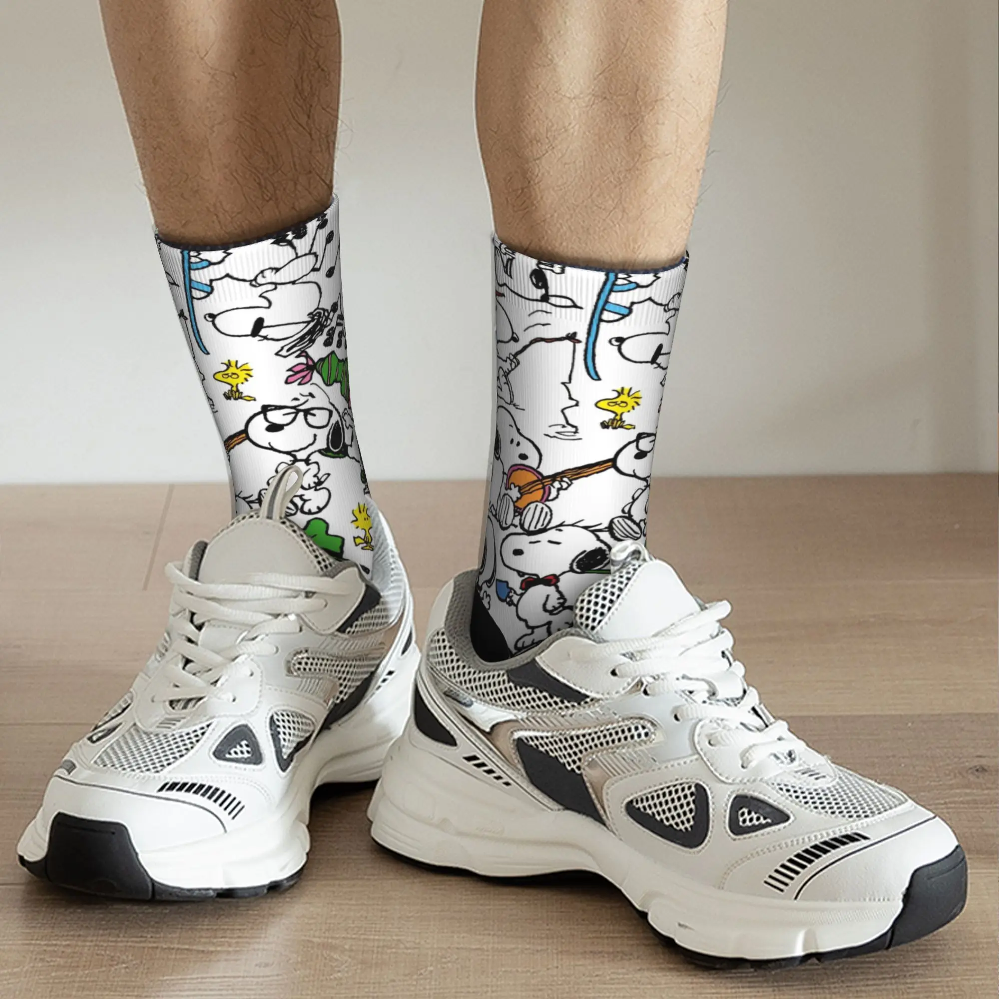 Mode Männlichen Männer Socken Casual Zusammenarbeit Snoopy Socke Polyester Hohe Qualität Frauen Socke Frühling Sommer Herbst Winter
