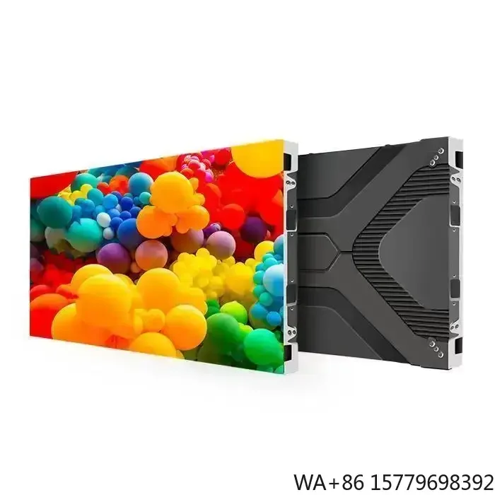 

Indoor P1.86mm LED Screen 640x480mm Wall Mounted Front Service Aluminum Cabinet Display
