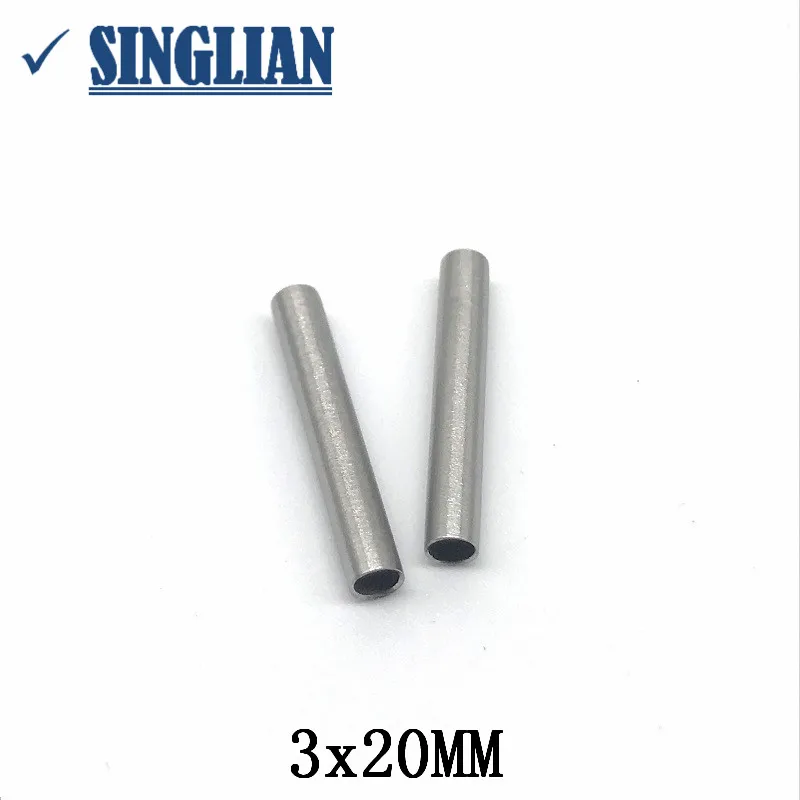 10pcs/lot PT100 NTC Package Stainless Steel Sleeve Pipe 3x20mm DS18B20 Temperature Sensor Detection Probe Case 3*20mm Housing