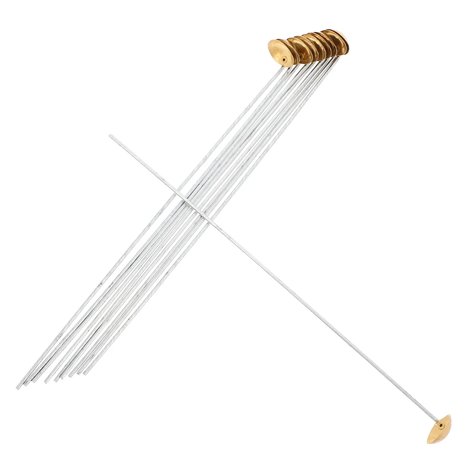 

Набор из 10 медных лабораторных шпателей с длинной ручкой, микроложки для химических образцов, смешивания, лабораторное оборудование, микроложки для экспериментов