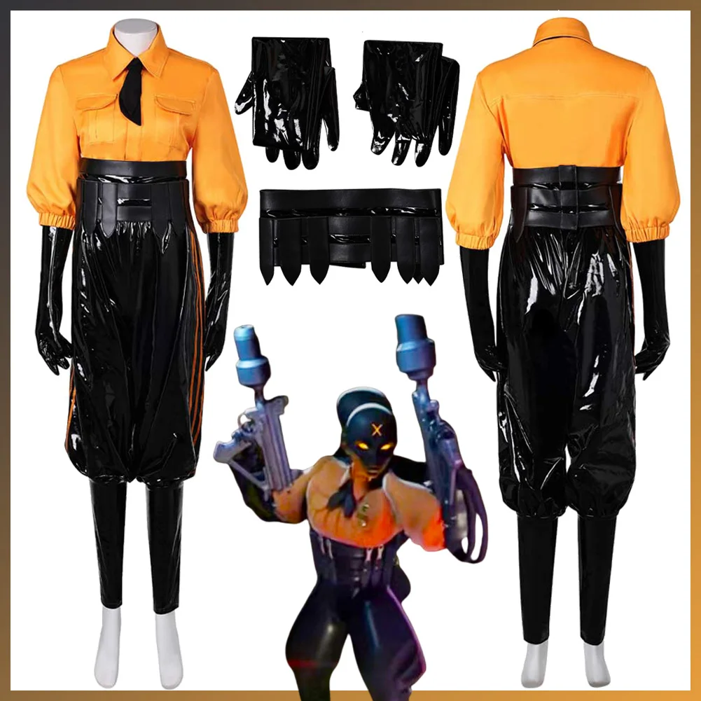

Disguise Haze Cosplay Gloves Clothing Shooting Game Lock Of Dead Costume Adult Women Roleplay Fancy Dress Up Party Clothes
