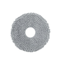 2pcs Replacement Round Short Fiber Wipe Robot Vacuum Rotating Dry/Wet Mop Cloth for Roborock P10/Q Revo Accessories
