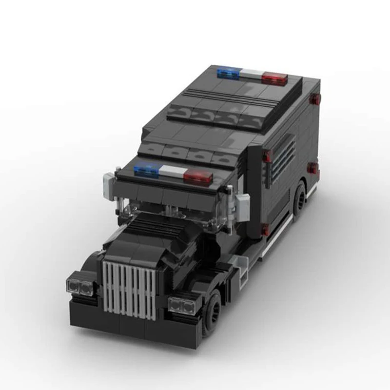

661 шт. MOC Police SWAT Truck City Champions суперкар Строительные блоки Рождественский подарок Расширенный DIY Креатив