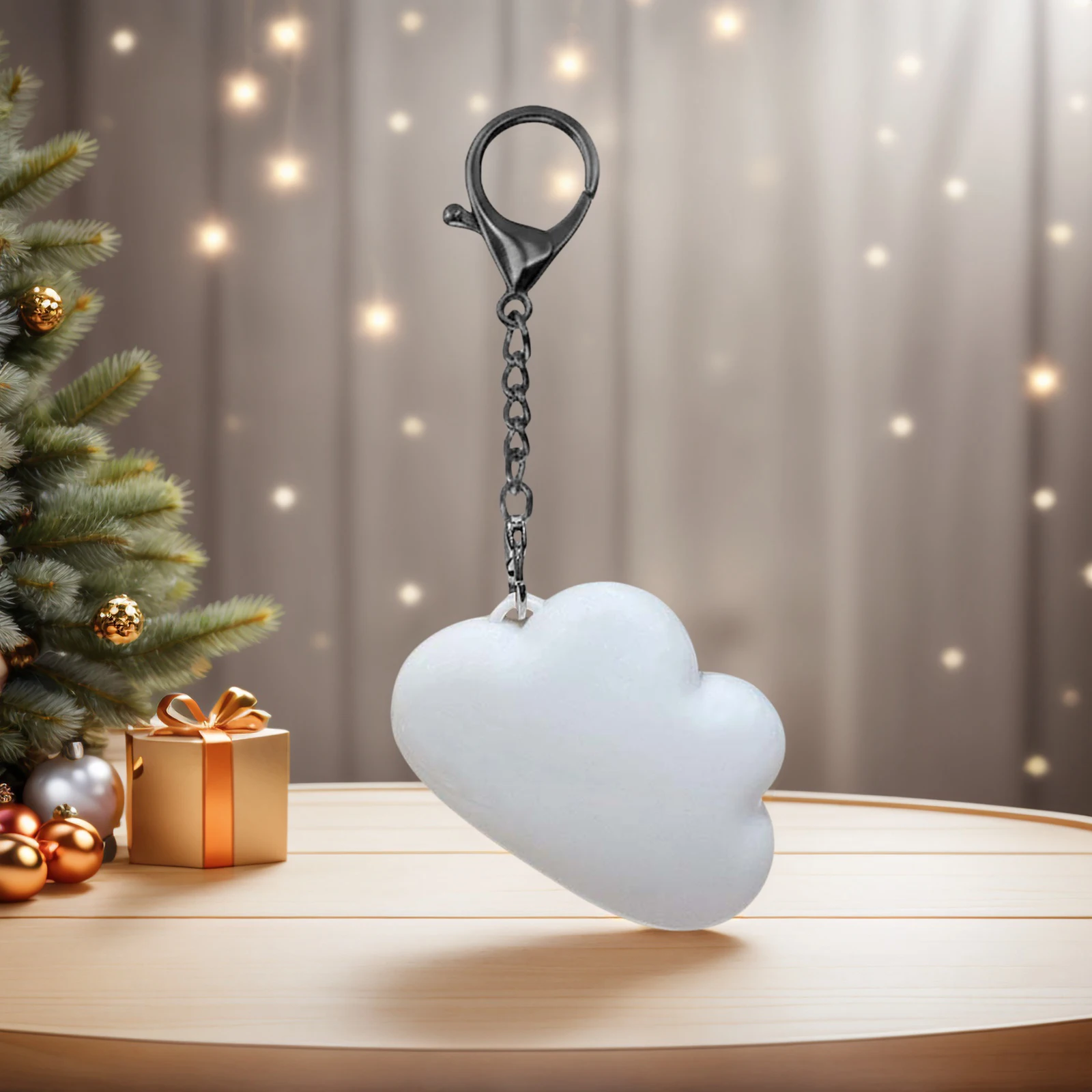 

Love Keychain Touch Mini Bag Lights with LED Automatic Sensor Hearts Shaped Night Light for Women Ladies Girls Gift