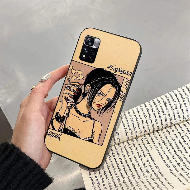 Nana Osaki Anime Phone Case For Xiaomi Redmi Note 13 12 Pro 11S 11 10 Pro 10S 12S Redmi 10 13C 9C