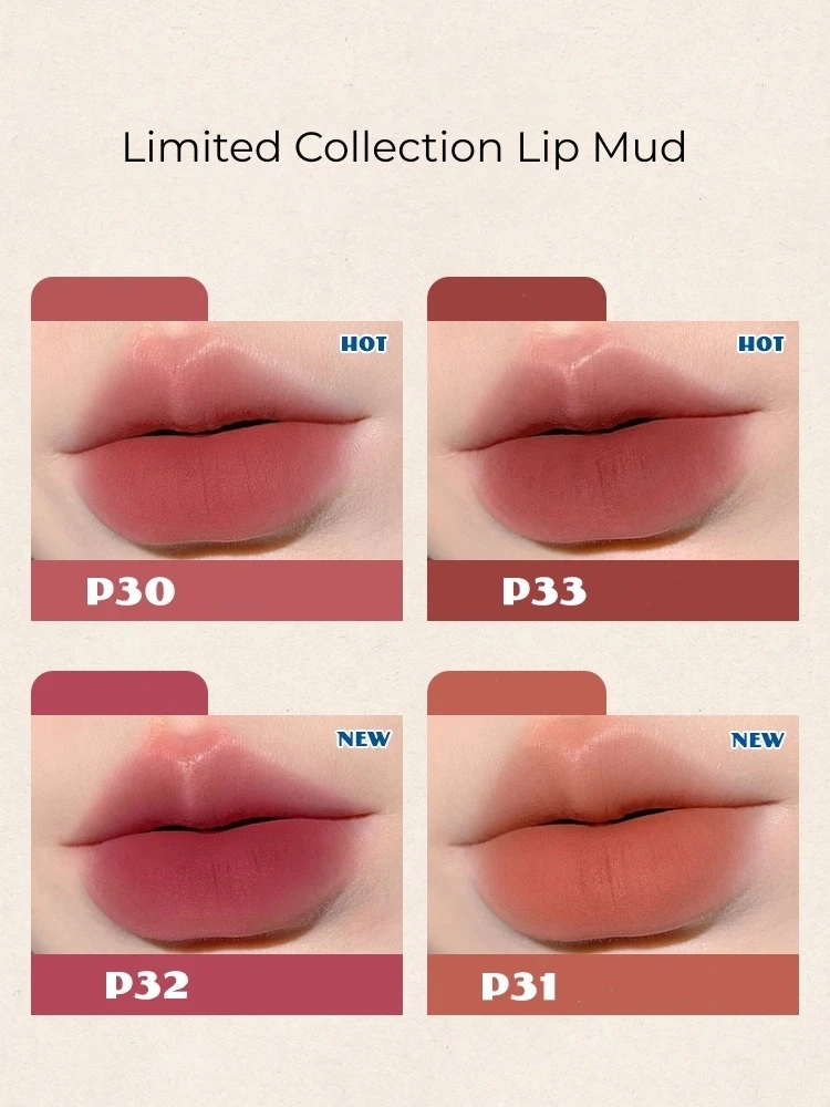 Judydoll Limited Collection Lip Mud Matte Velvet Matte Smooth Silky Liquid Lipstick Nude Longlasting Makeup