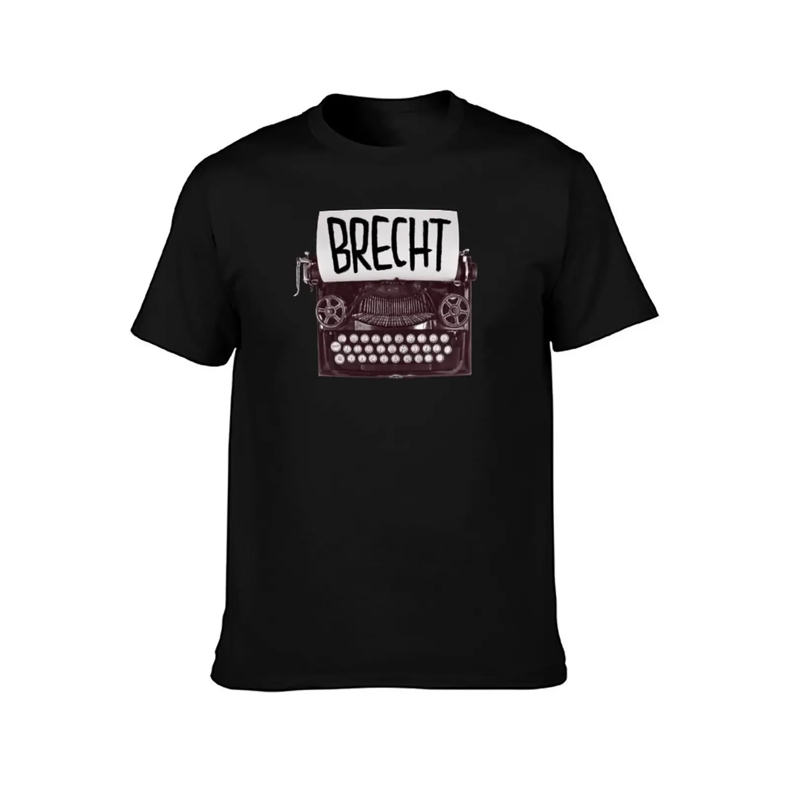 Typewriter Brecht, Gift for Writer T-Shirt sports fans shirts graphic tee aesthetic clothes funny gifts mens vintage t shirts