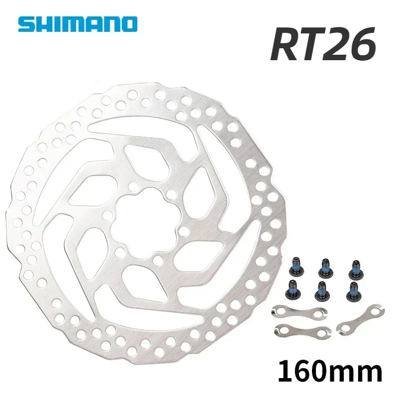 Shimano Deore RT56 RT26 RT66 160mm 180mm 6 Bolt Brake Disc Mountain Bike Bicycle Rotor SM-RT56 M6000 MTB Bike Brake Disc