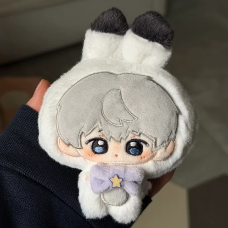 10cm Love And Deep Space Plush Doll Keychain Small Biscuit Animal Body Sylus Rafayel Cute Cartoon Figure Birthday Gift