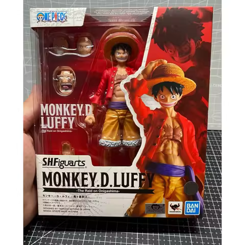 Hot 100% Original Sh Figuarts Shf One Piece Monkey D Luffy Romance Dawn Action Figures Anime Model Toys Figura Collection