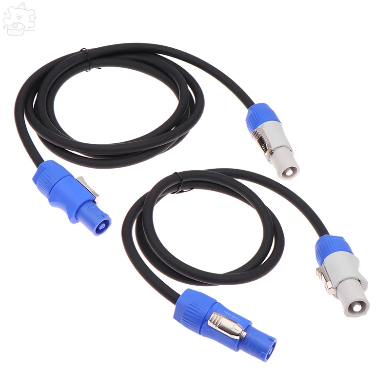 Câble de connexion d'alimentation noir à 3 cœurs, 1 pièce, câble d'extension monophasé PowerCON 3x1.5mm2 pour éclairage de scène, spectacle d'événements lumineux LED