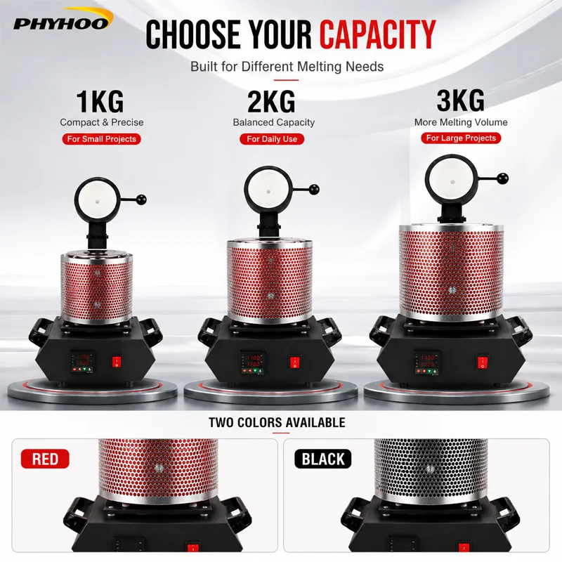 PHYHOO Electric Melting Furnac - Gold Melting Furnace Crucible 2Kg 评论和价格