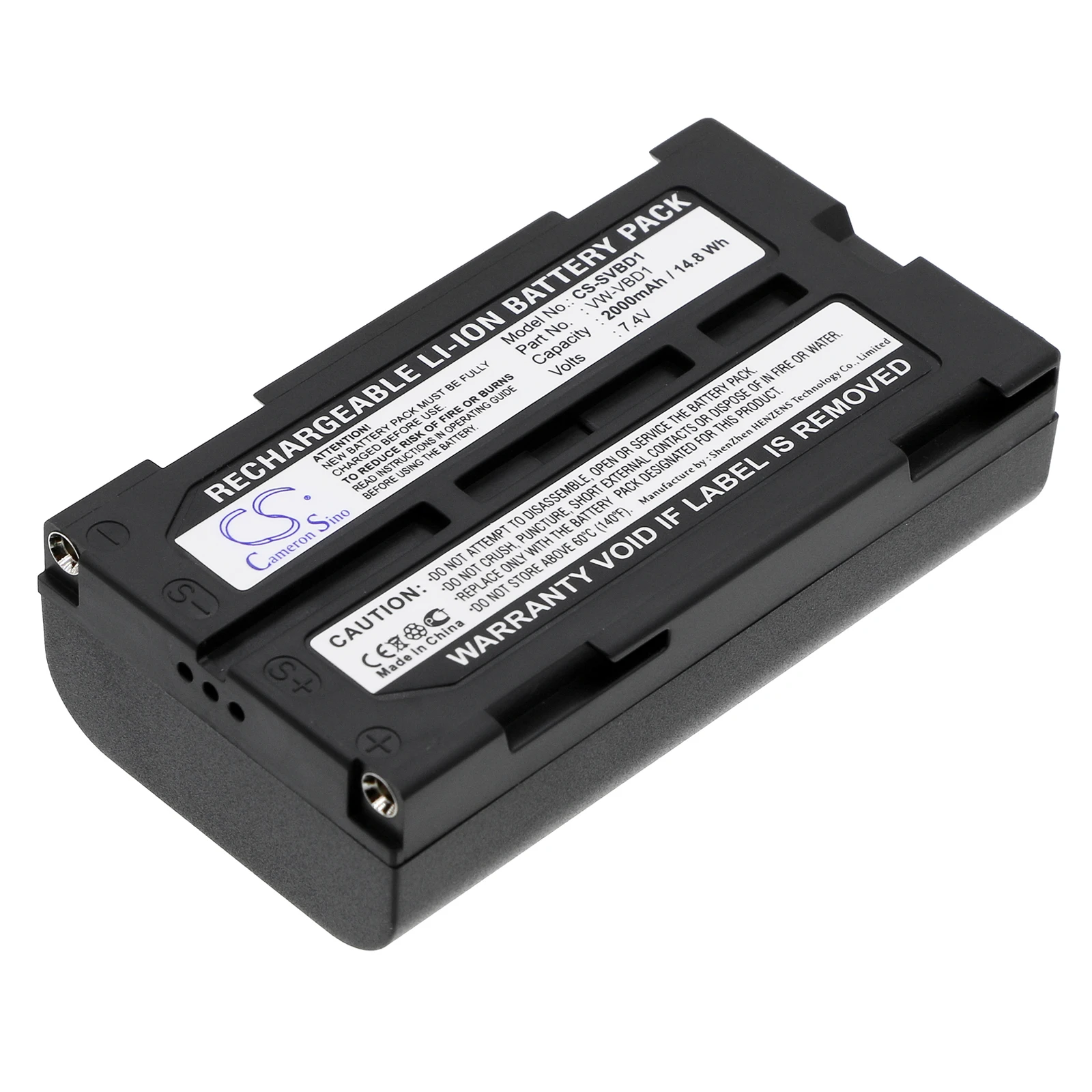 

Li-ion Camera Battery for Panasonic, 7.4V, 2000mAh, Compatible Models: AGBP15, AGBP15P, AGBP25, AGEZ1, AGEZ1U, AGEZ20, AGEZ20U