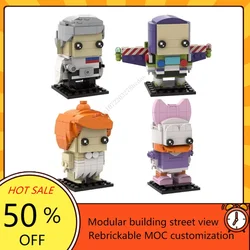 MOC Movie Characters Rogue One、Buzz Lightyear、Wilma Flintstone And Daisy Duck Brickheadz Building Blocks Cartoon Figure Toy Gift