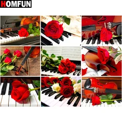HOMFUN 5D Diy Diamond Painting Cross Stitch