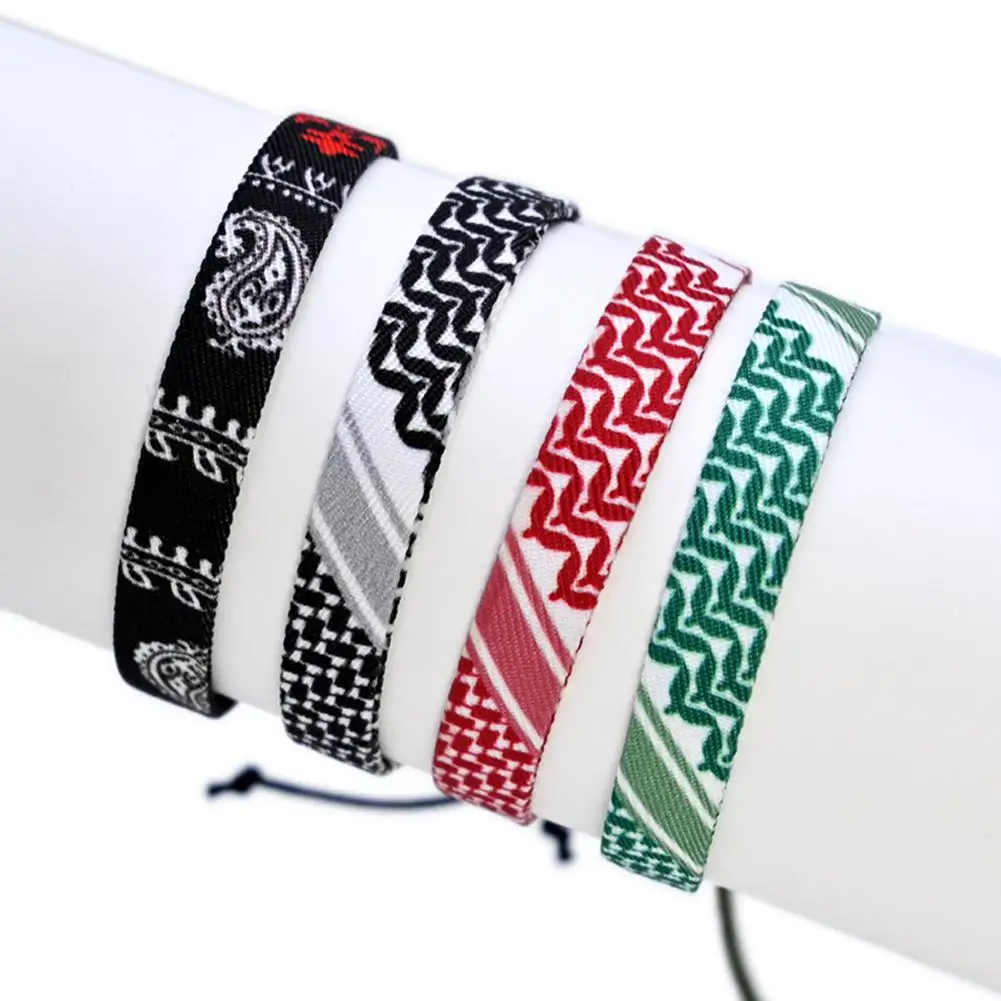 1 Stuks Geweven Armband Kleurrijke Geweven Touw Armband Bohemian Mannen Vrouwen Paar Armband Vriendschap Armband