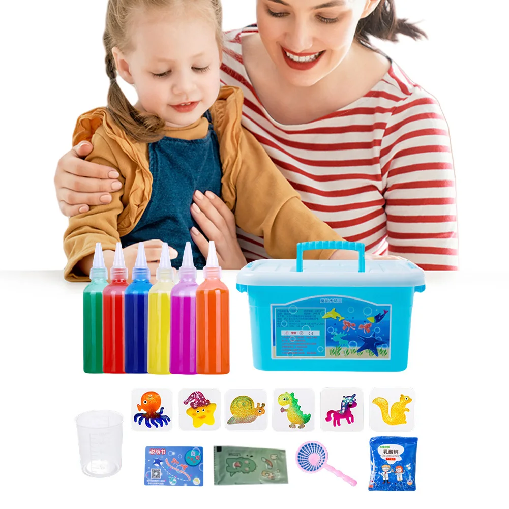 مجموعة قزم الماء ألعاب تعليمية يمكنك صنعها بنفسك قالب حيوان قزم الماء السحري الجنية هدايا عيد الميلاد للأطفال هدايا الحفلات