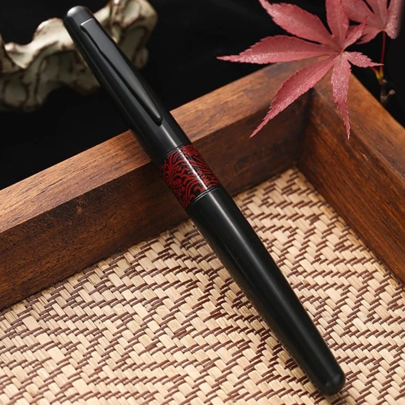 أقلام حبر مطاطية صلبة فاخرة F M B Nibs 0.5 0.8 مللي متر تصميم محمول للمكتب/السفر/الطوارئ قلم حبر للكتابة السلسة للطلاب