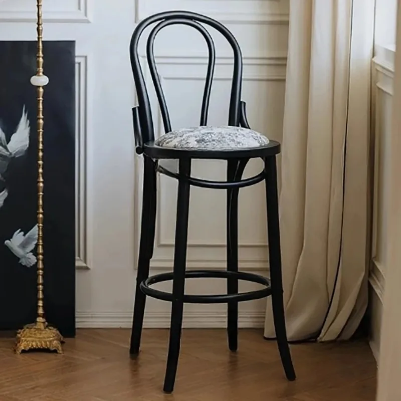 

Classic Vintage Bar Chair Unique Design Premium Comfortable Bar Chair Luxury Living Room Taburetes De Bar Modern Furniture