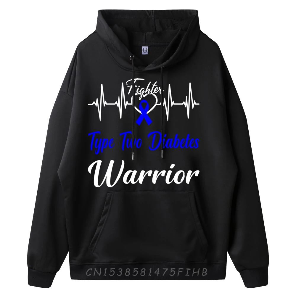 Type Two Diabetes Diabetic T2d Fighter Warrior Heartbeat Graphic Sweatshirts Camisetas De Hombre Big And Tall