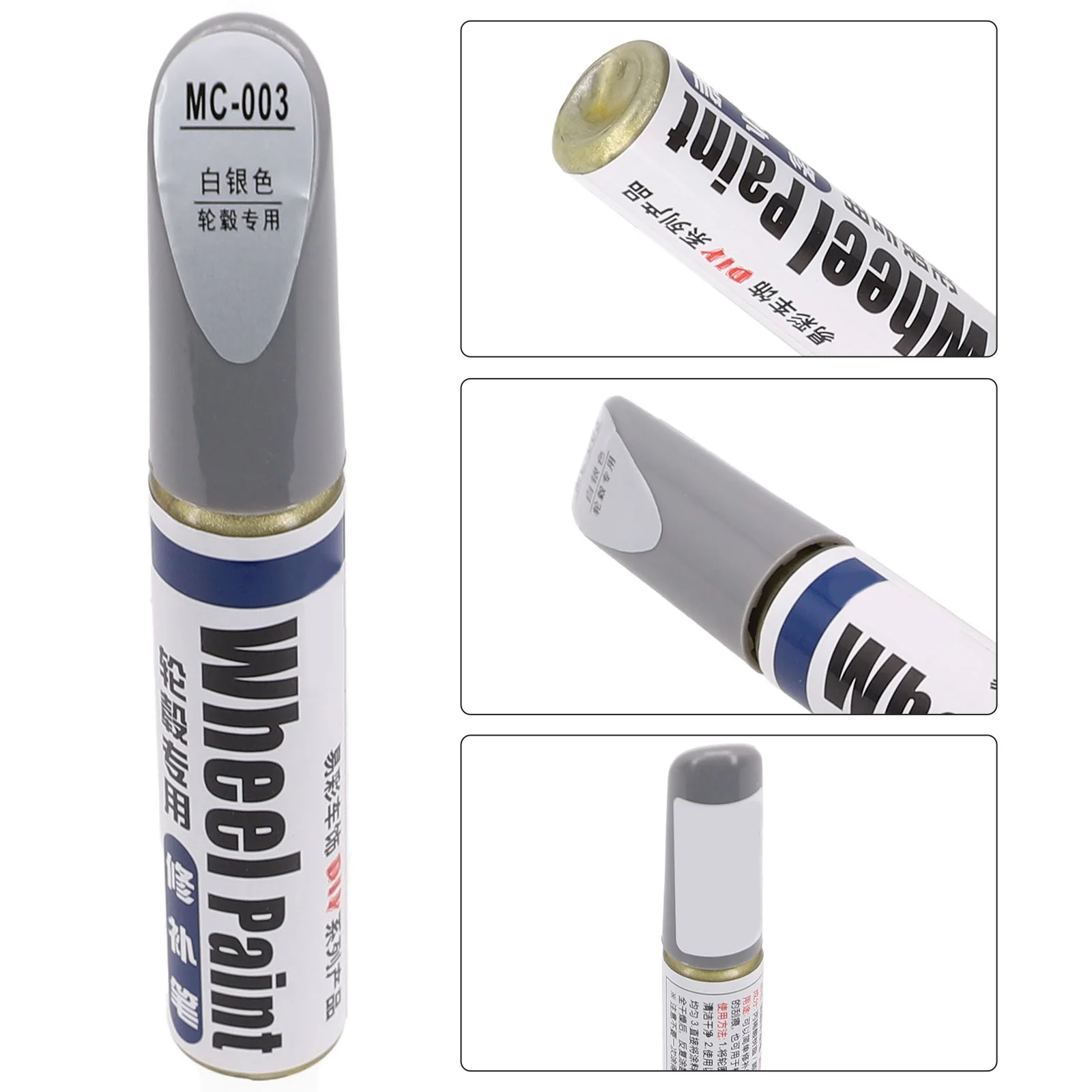 Alloy Wheel Touch Up Pen For Curbing Aluminum Alloy Wheels Car Wheel Touch Up Pen Curbing Scratch Maker Tool