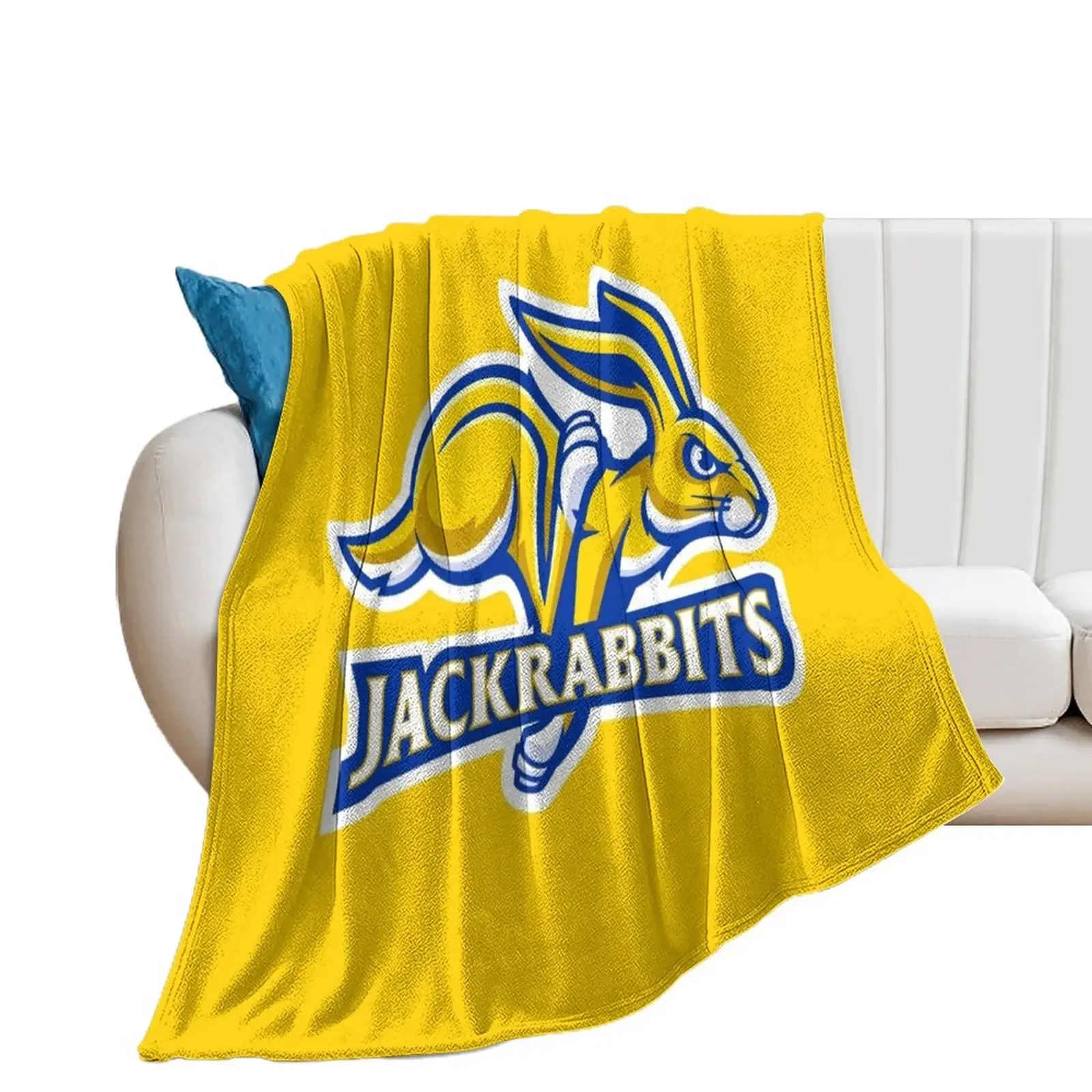 

South Dakota Jackrabbits Throw Blanket Hair Decorative Sofas Blankets