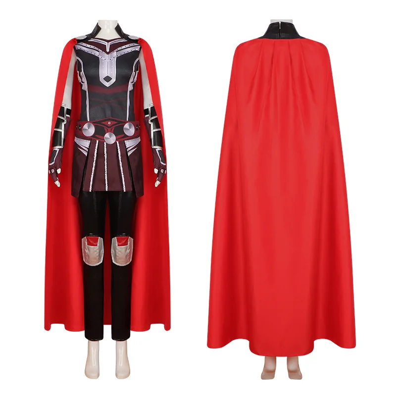 

Thor 4 Love And Thunder Cosplay Costume Female Thor Cosplay Full Set Party Dress-up Cosplay Halloween Performance Costume
