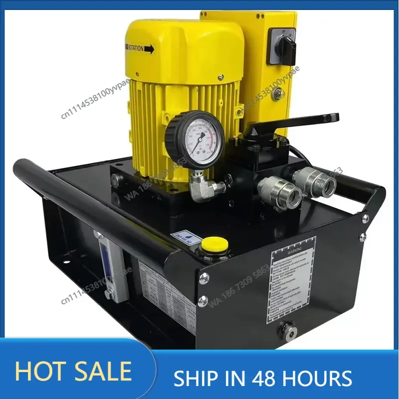 KHE-7 Identical manual or solenoid hydraulic electric pump 700bar single or double acting machining
