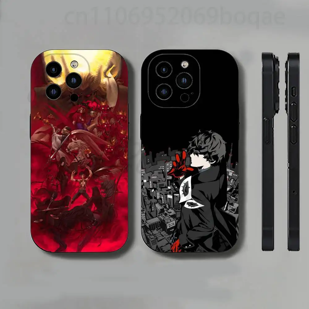 

Shin M-Megami T-Tensei Slim Back Phone Case for iPhone 17,16,15,14,13,12,11 Pro,Max,Plus,X,XS,XR,SE,Mini Protective Cover