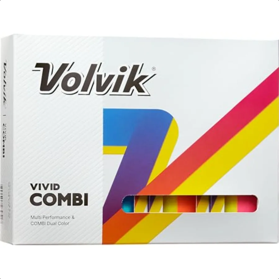 

Voik Vivid Combi Golf Balls One Dozen