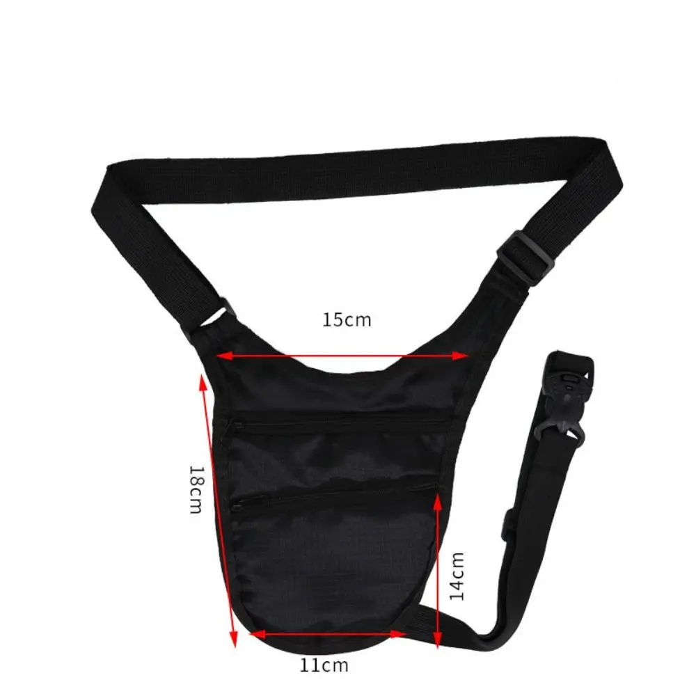 Security Invisible Travel Waist Packs Multiple pockets Breathable fabric Anti theft waist bag terylene Adjustable strap