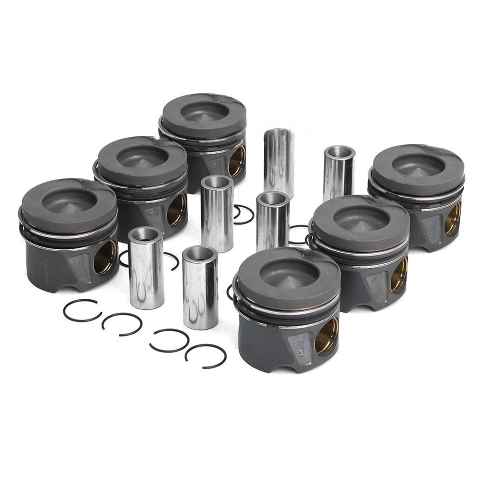 Engine Part Piston & Ring Set Fit  3.0 L V6 Diesel DOHC OM246 For Mercedes-Benz CLS350 E350 ML350 GL350 CDI S350 Bluetec 3.0L