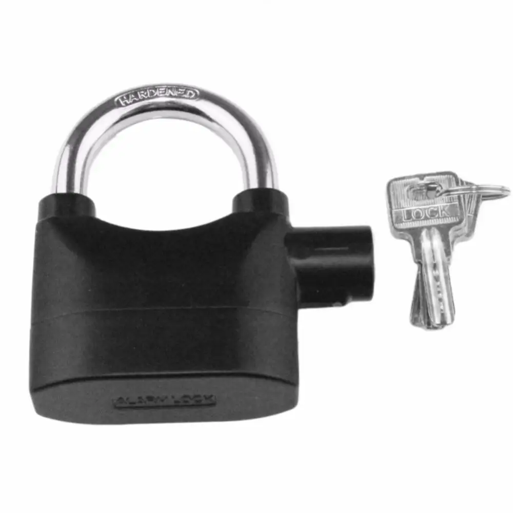 Waterproof Siren Alarm Padlock Alarm Lock Bike Perfect Security With 110dB Alarm Pad Locks Bike Lock