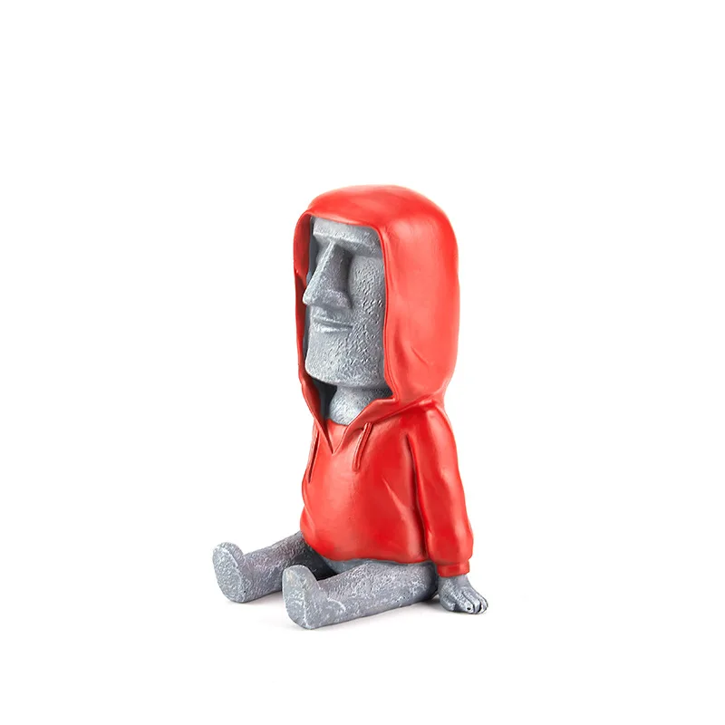 Suitable for Easter Island Moai mobile phone stand creative fashion brand shelf personality decorative trinkets