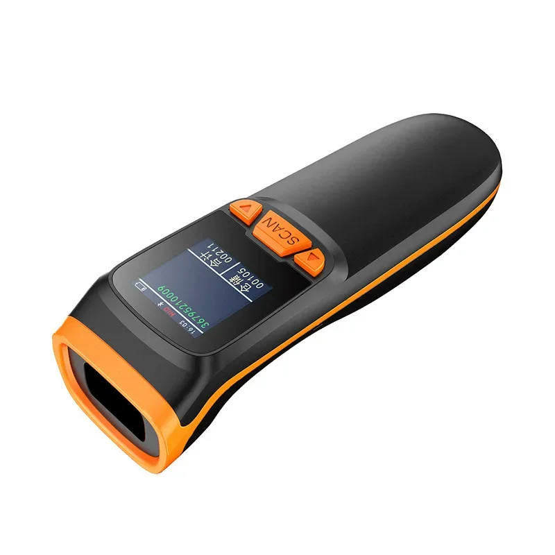 KEFAR wireless two-dimensional bluetooth portable scanner with its own screen display, warehouse entry and exit inventory scanne