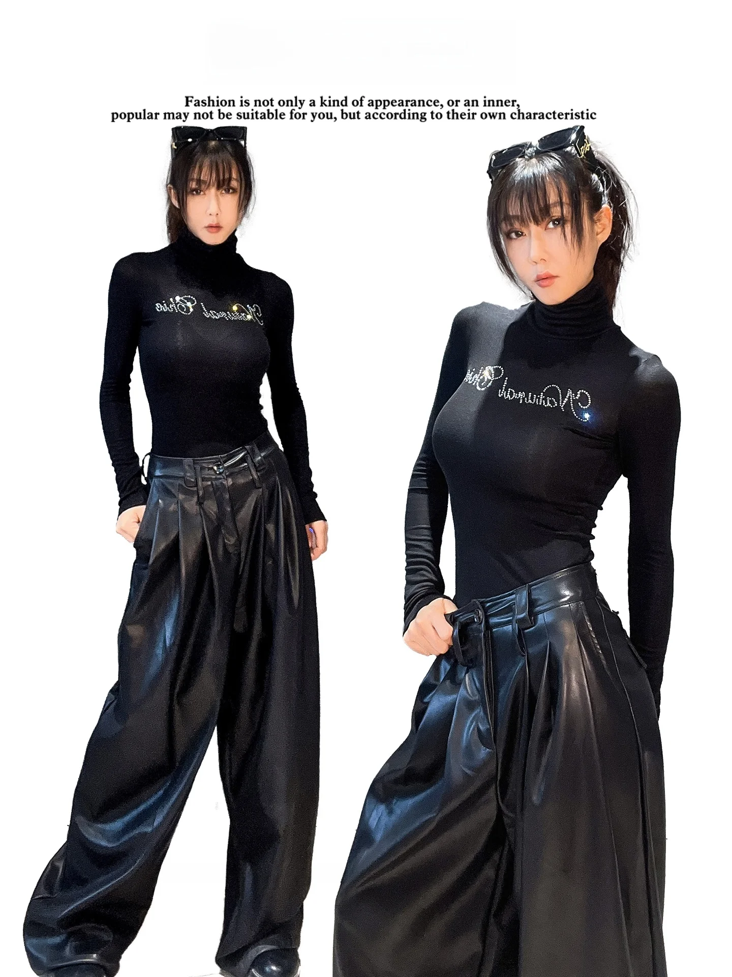 

Aemilen Bla High Collar Long Sve Women's T-irt Slim Fit Base irt Wool 2025 New Sle Daily Wear Comfortable Soft