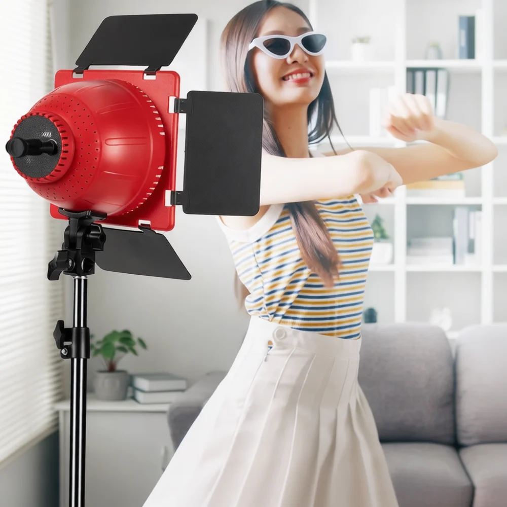 Professional Photo Video Lighting Fill Light Adjustable Color Temperature Spotlight For Rim Backlight Photography Studio