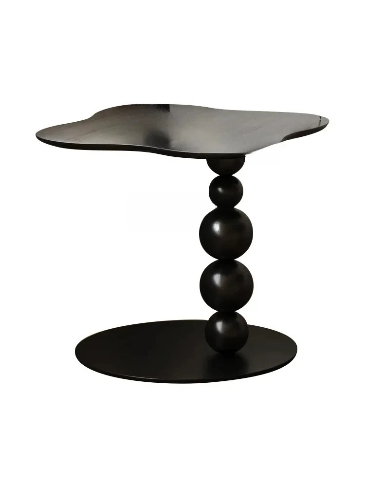 

Solid Wood Small Coffee Table French Irregular Personality Corner Table Simple Living Room Side Table/Furniture