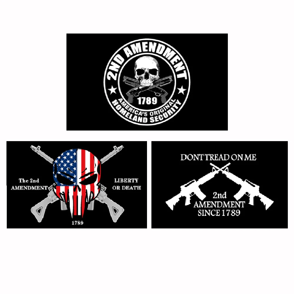 90x150 CM The 2nd Amendment Liberty Or Death Flag For Decoration