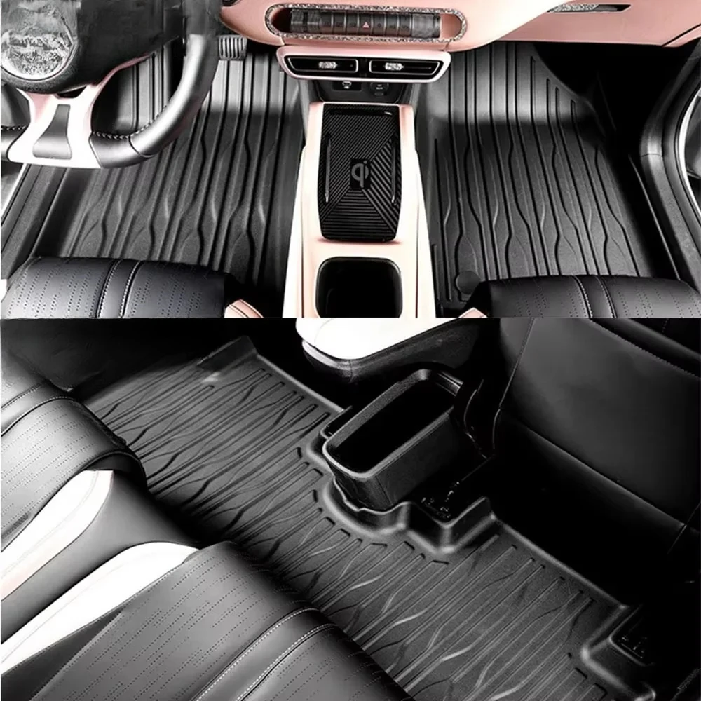 

Для BYD Atto 3 / YUAN PLUS 2022-2024 Коврики из ТПЭ и вкладыш в багажник, всепогодные напольные вкладыши Коврик в багажник TPE Heavy Duty Pad