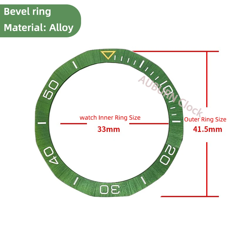 For TAG Heuer Aquaracer aluminum bezel WAY201F WAY201T bezel ring watch bezel digital bezel baffle 41.5mm inclined bezel wholesa