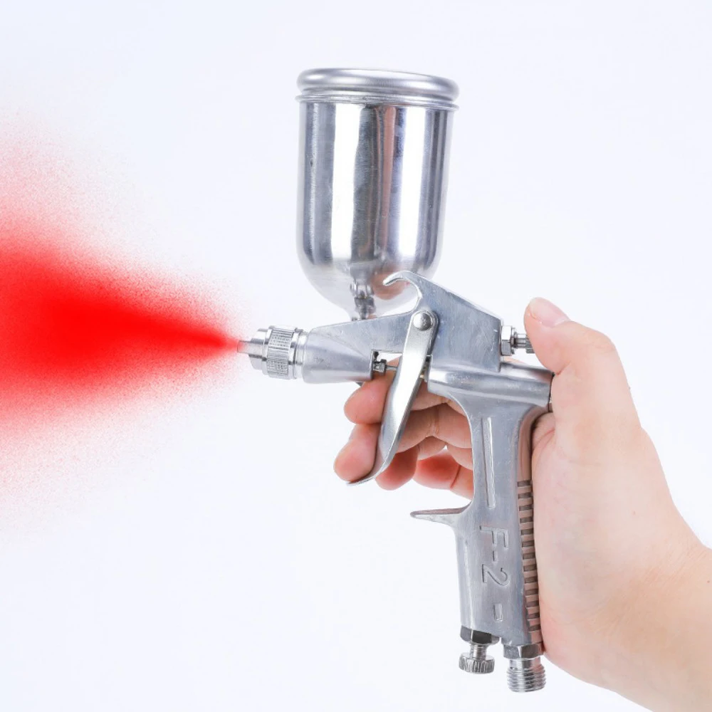 

F-2 Pneumatic Spray Gun High Atomization Spray Gun, Pneumatic Spray Gun for Oil Wall Painting Coating on Automotive Leather Robe