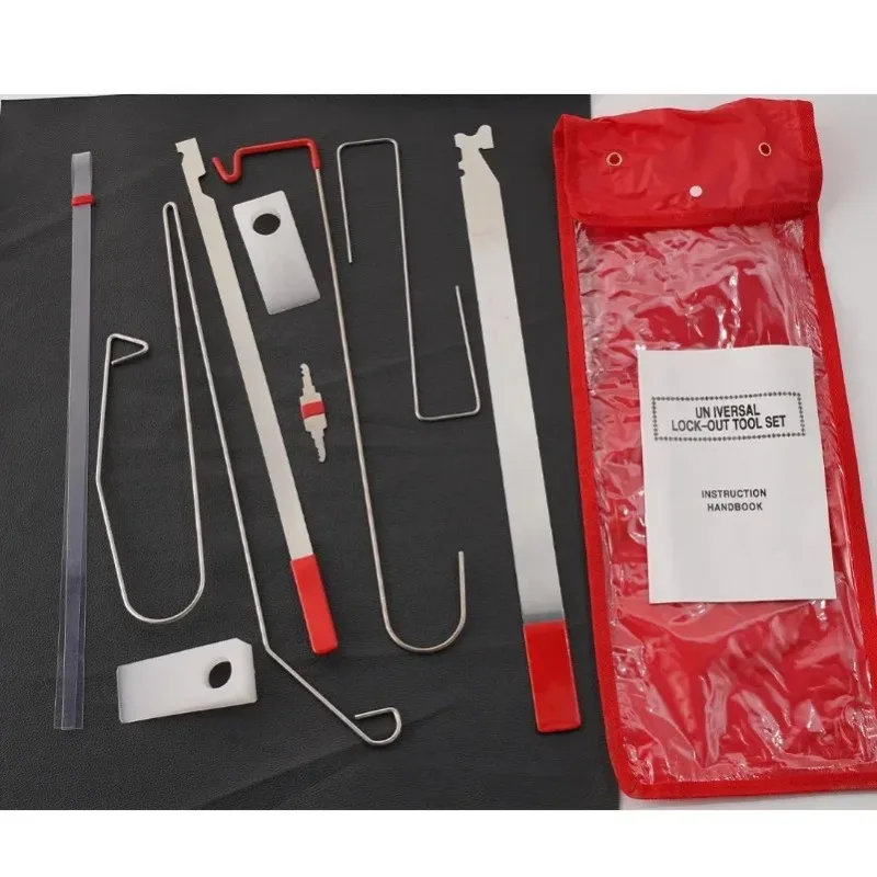 Universal Vehicle Lock Rescue Kit: 9-piece Door Unlock Kit for Car/truck Emergency Key Loss