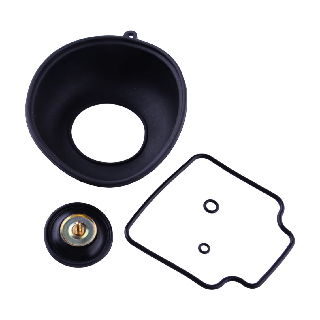 4 Sets Motorcycle Carburetor Carb Repair Float Air Cut-off Valve Diaphragm Kit Fit for Honda NX650 1994-1988 XR650L 2018-1993