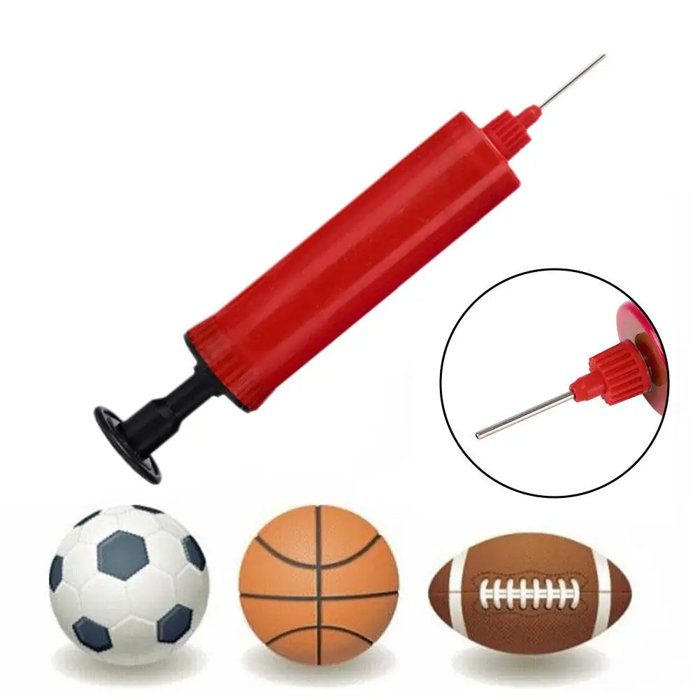 Bomba de inflar bola esportiva universal com pino manual portátil versátil bomba de ar para futebol basquete rugby vôlei