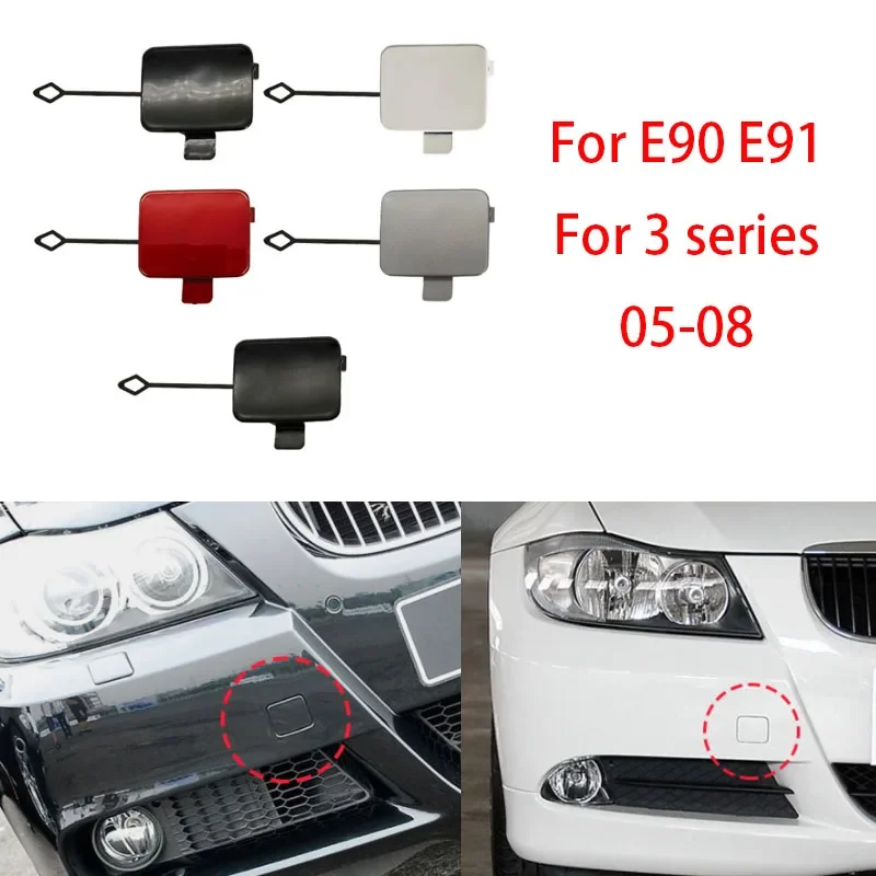 

51117167575 Front Trailer Cover Front Bumper Trailer Hook Cover Car for BMW E90 E91 318I