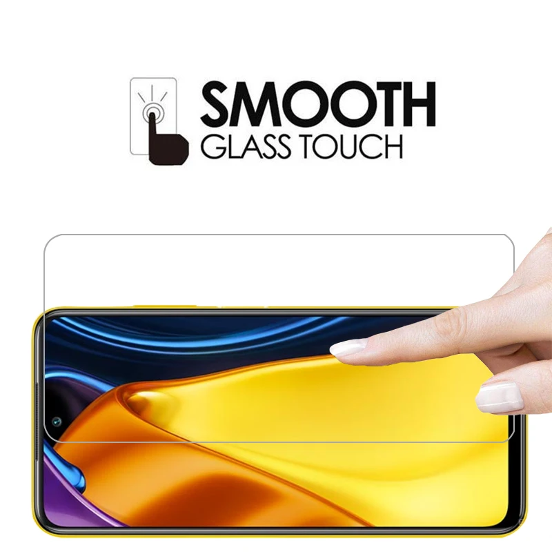 حافظة هاتف من الزجاج المقسى لهاتف شاومي بوكو m3 برو على pocom3 m 3 3m m3pro pocom3pro 4g 5g غطاء خلفي 360 poc pco procase 5 g pro5g