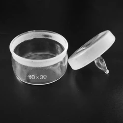 1 Piece 60X30mm Glass Cup Transparent Bottle Alcohol Cup Watchmakers Tool for Watch Repair