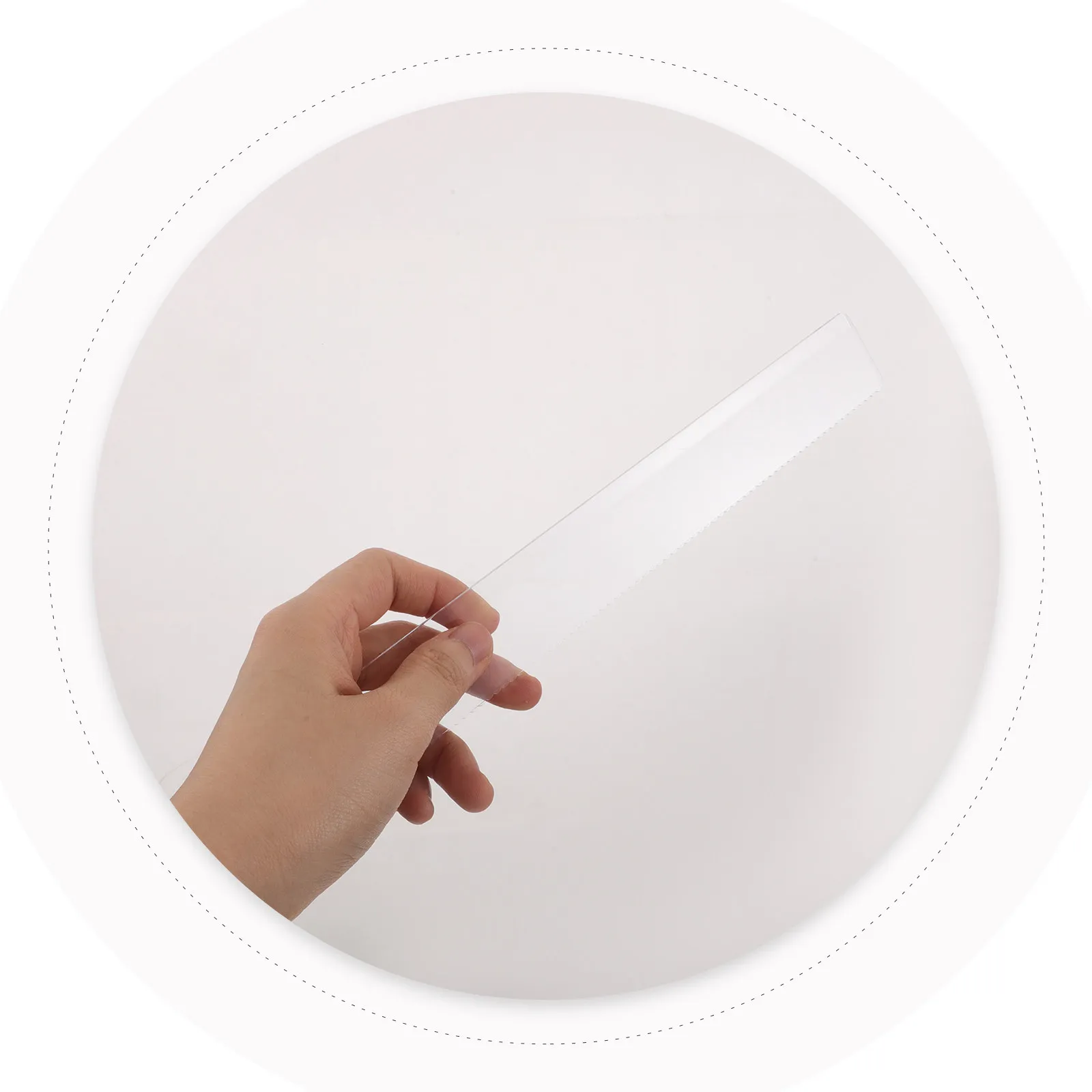 30pcs-unmarked-ruler-transparent-blank-straightedge-drawing-guide-school-student-exam-test-taking-ruler-thickened-plastic-tool